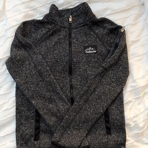 Avalanche Boys Charcoal Zip-Up Sweater Size 10-12